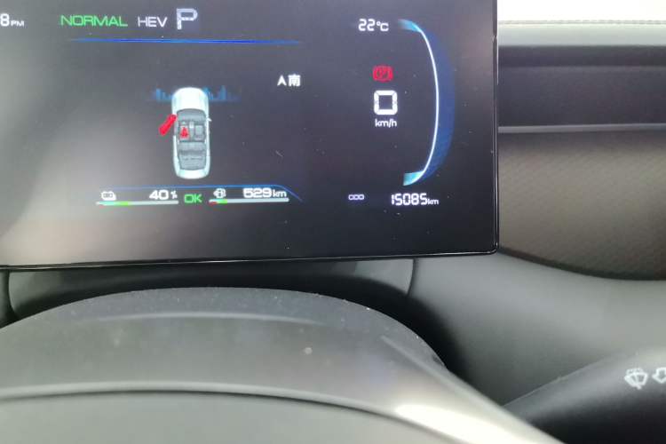 Used BYD Qin PLUS 2025 DM-i Smart Drive 55KM Leading Model Odometer Close Up
