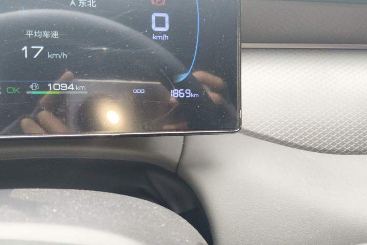 Used BYD Qin PLUS 2025 DM-i Smart Drive 55KM Leading Model Odometer Close Up