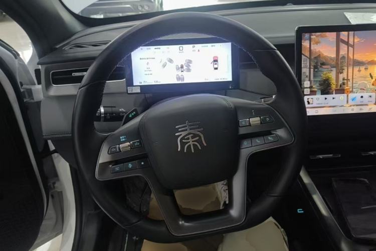 Used BYD Qin PLUS 2025 EV Smart Drive Edition 510KM Leading Model Steering Wheel