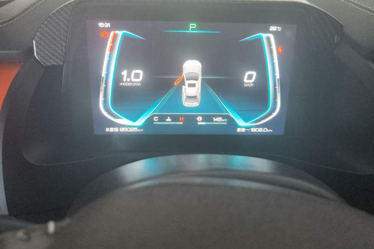 Used BYD Qin Pro 2018 1.5TI Automatic Smart Connect Luxury Edition Odometer Close Up