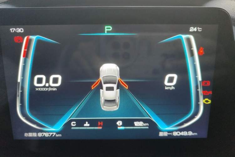 Used BYD Qin Pro 2018 1.5TI Automatic Smart Connect Luxury Edition Odometer Close Up