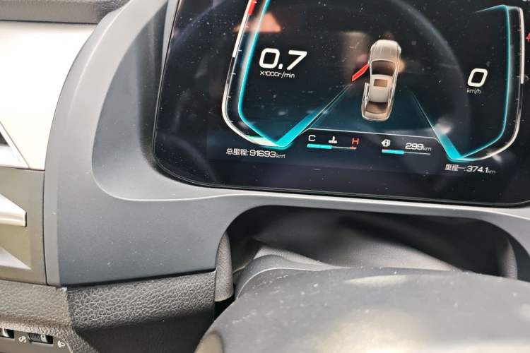 Used BYD Qin Pro 2018 1.5TI Automatic Smart Connect Fendong Model Odometer Close Up