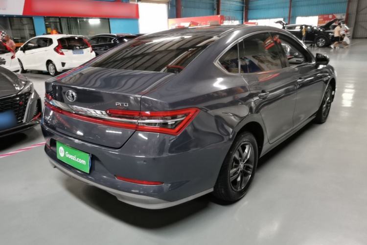Used BYD Qin Pro 2019 Super Edition 1.5TI Automatic Smart Connect FENGSHANG Model China VI Standard Rear Right 45 Deg