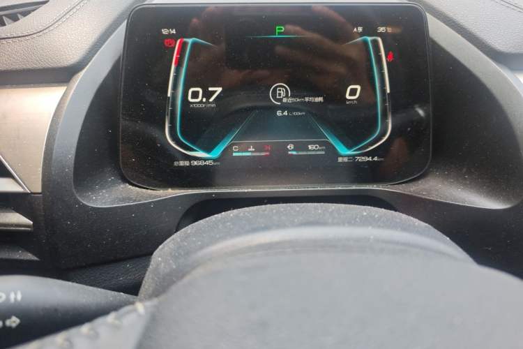 Used BYD Qin Pro 2019 Super Edition 1.5TI Automatic Smart Connect Dynamic Model China VI Standard Instrument Cluster