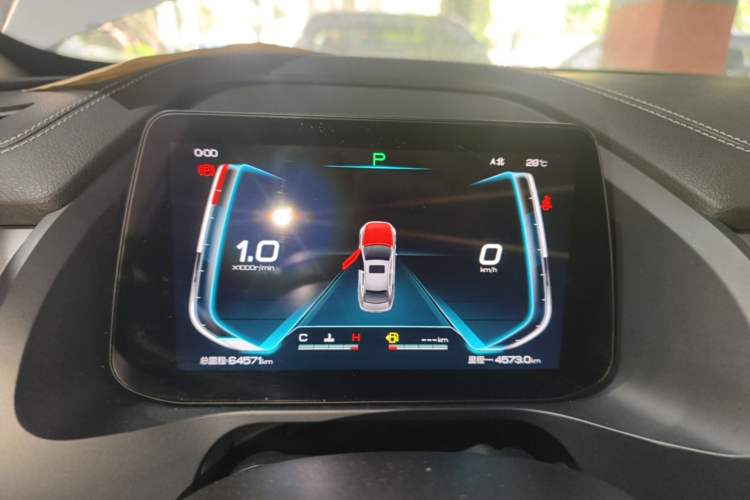 Used BYD Qin Pro 2019 Super Edition 1.5TI Automatic Smart Connect Flagship Model China V Standard Instrument Cluster