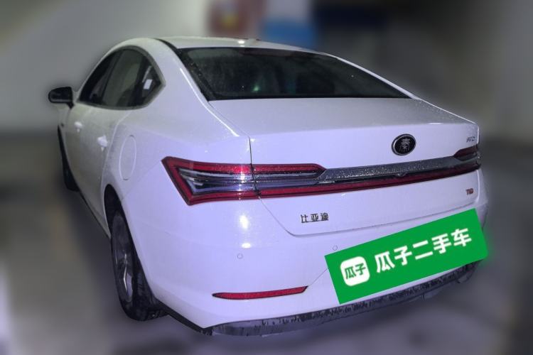 Used BYD Qin Pro 2019 Super Edition 1.5TI Automatic Smart Connect FENGSHANG Model China V Standard Rear Left 45 Deg