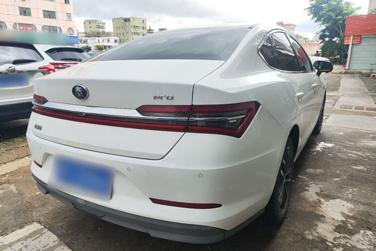 Used BYD Qin Pro 2019 Super Edition 1.5TI Automatic Smart Connect Enjoyment Model China VI Standard Rear Right 45 Deg