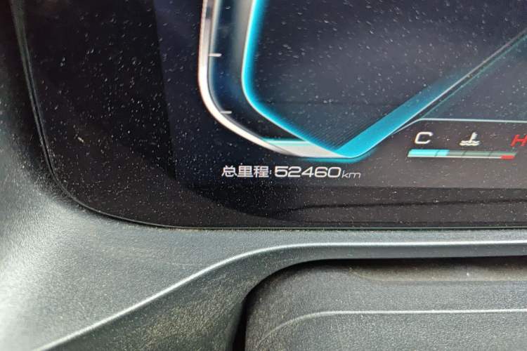 Used BYD Qin Pro 2020 Beyond Edition 1.5TI Automatic Flagship Version Odometer Close Up