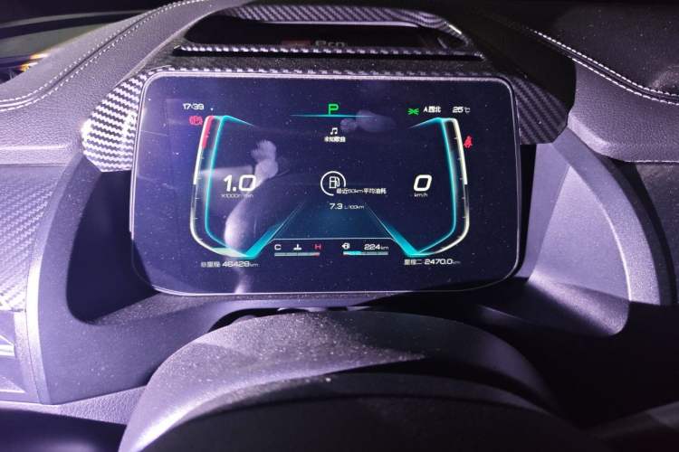 Used BYD Qin Pro 2020 Beyond Edition 1.5TI Automatic Flagship Version Odometer Close Up