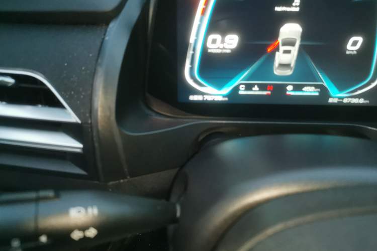 Used BYD Qin Pro 2020 Beyond Edition 1.5TI Automatic Prestige Version Odometer Close Up