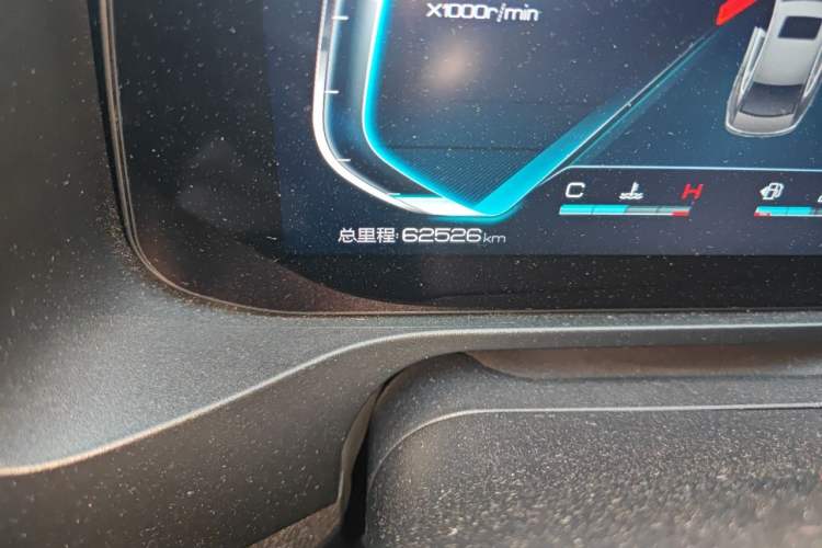Used BYD Qin Pro 2020 Beyond Edition 1.5TI Automatic Prestige Version Odometer Close Up