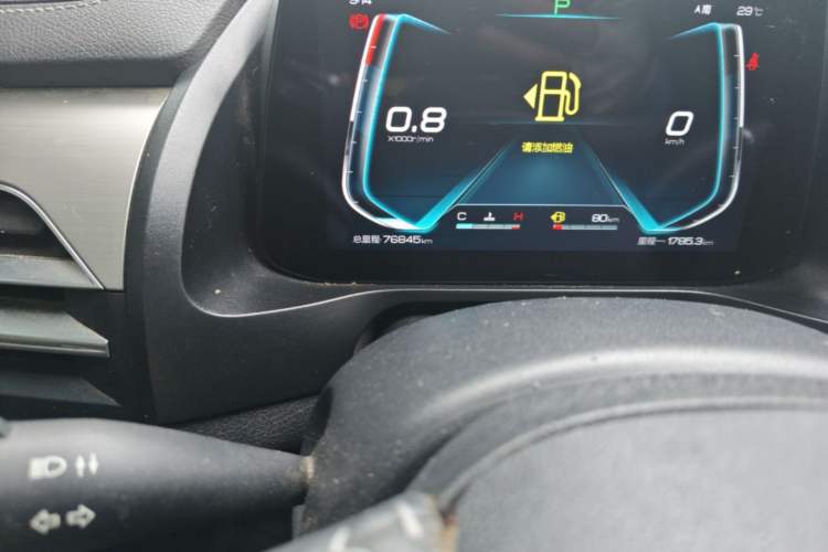 Used BYD Qin Pro 2020 Beyond Edition 1.5TI Automatic Flagship Version Odometer Close Up