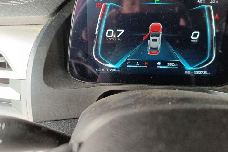 Used BYD Qin Pro 2020 Beyond Edition 1.5TI Automatic Flagship Version Odometer Close Up