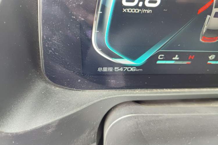 Used BYD Qin Pro 2020 Beyond Edition 1.5TI Automatic Prestige Version Odometer Close Up
