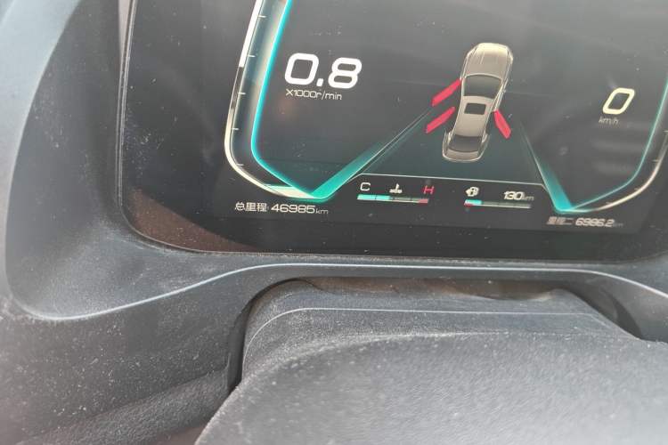 Used BYD Qin Pro 2020 Beyond Edition 1.5TI Automatic Flagship Version Odometer Close Up