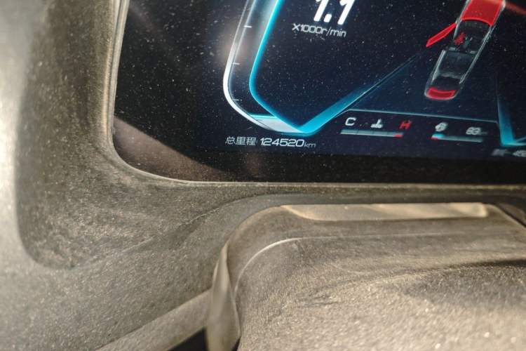 Used BYD Qin Pro 2020 Beyond Edition 1.5TI Automatic Flagship Version Odometer Close Up