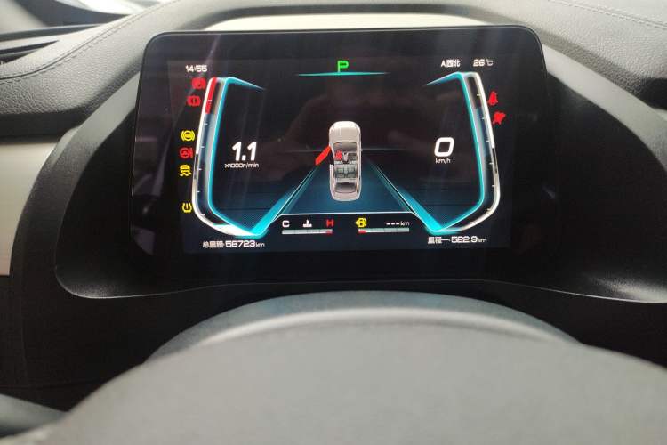 Used BYD Qin Pro 2020 Beyond Edition 1.5TI Automatic Prestige Version Odometer Close Up