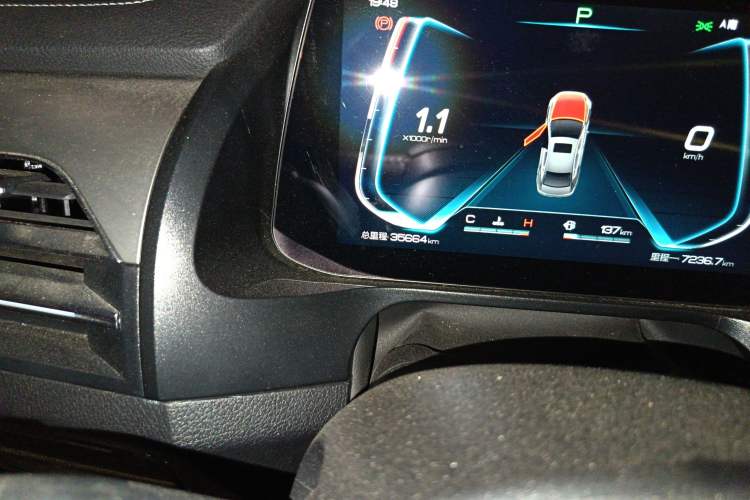 Used BYD Qin Pro 2020 Beyond Edition 1.5TI Automatic Flagship Version Odometer Close Up