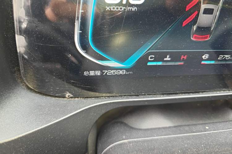 Used BYD Qin Pro 2020 Beyond Edition 1.5TI Automatic Flagship Version Odometer Close Up