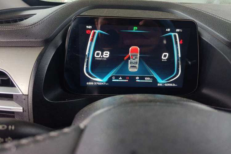 Used BYD Qin Pro 2020 Beyond Edition 1.5TI Automatic Prestige Version Odometer Close Up