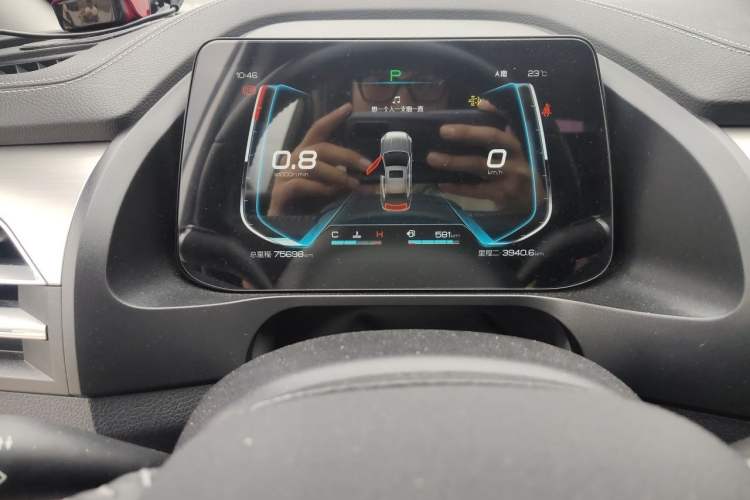 Used BYD Qin Pro 2020 Beyond Edition 1.5TI Automatic Flagship Version Odometer Close Up