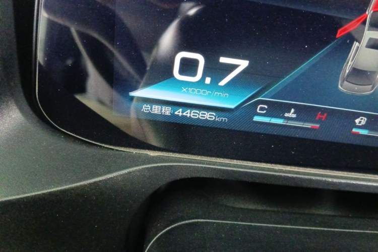 Used BYD Qin Pro 2020 Beyond Edition 1.5TI Automatic Prestige Version Odometer Close Up