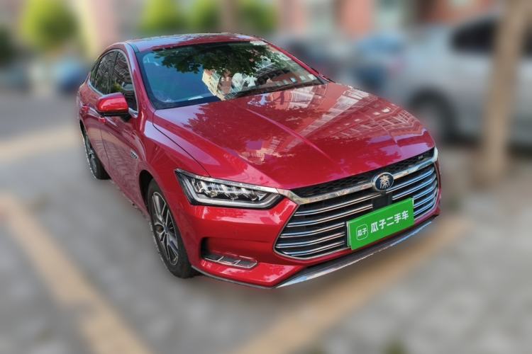 Used BYD Qin Pro New Energy 2018 DM 1.5TI Automatic Smart Connect Elite Model Front Right 45 Deg