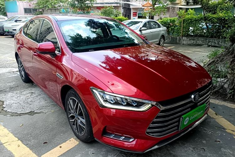 Used BYD Qin Pro New Energy 2018 DM 1.5TI Automatic Smart Connect Elite Model Front Right 45 Deg