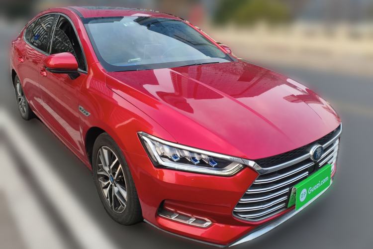 Used BYD Qin Pro New Energy 2018 DM 1.5TI Automatic Smart Connect Elite Model Front Right 45 Deg
