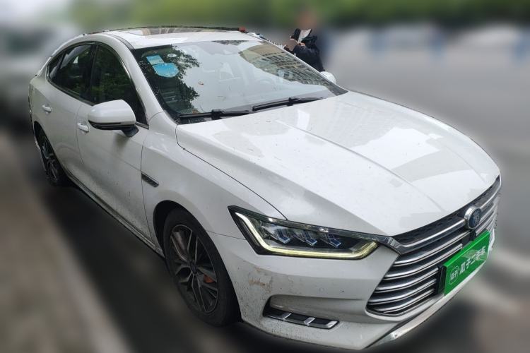 Used BYD Qin Pro New Energy 2018 DM 1.5TI Automatic Smart Connect Elite Model Front Right 45 Deg