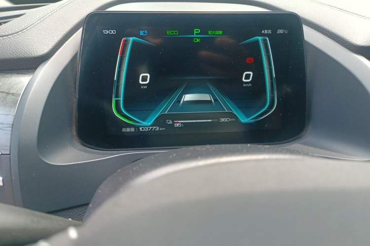 Used BYD Qin Pro New Energy 2018 EV500 Smart Connect Elite Model Instrument Cluster