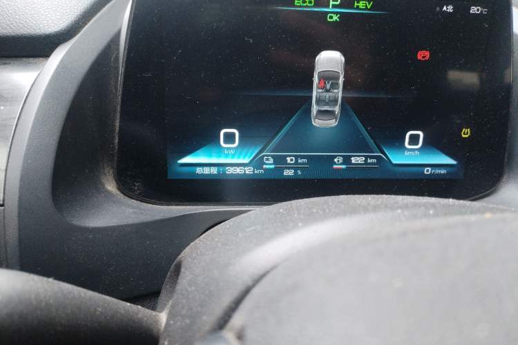 Used BYD Qin Pro New Energy 2018 DM 1.5TI Automatic Smart Connect Enjoyment Model Odometer Close Up