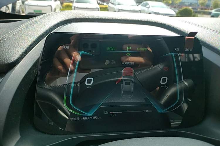 Used BYD Qin Pro New Energy 2019 EV Super Edition High-Power Long-Range Smart-Connected Cutting-Edge Model Instrument Cluster