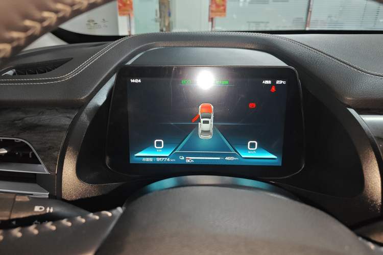 Used BYD Qin Pro New Energy 2019 EV Super Edition High-Power Long-Range Smart-Connected Cutting-Edge Model Instrument Cluster