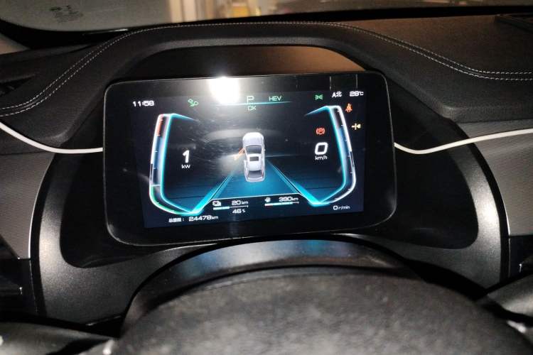 Used BYD Qin Pro New Energy 2019 DM Super Edition 1.5TI Automatic Smart Connect X-Trail Model China VI Standard Instrument Cluster