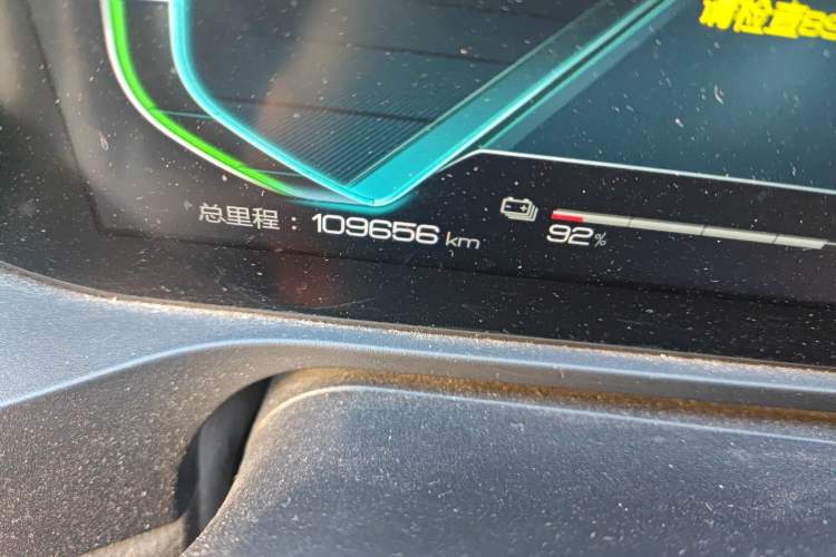 Used BYD Qin Pro New Energy 2019 EV Super Edition High-Power Long-Range Smart-Connected Cutting-Edge Model Odometer Close Up