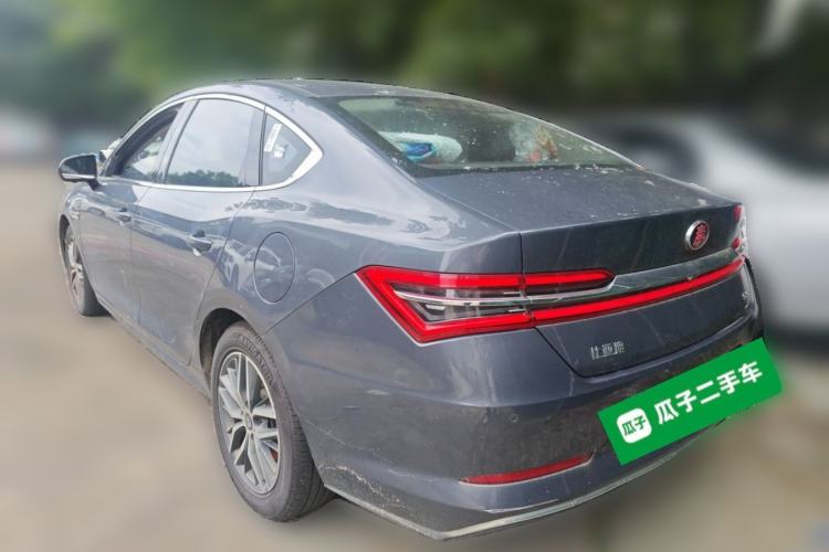 Used BYD Qin Pro New Energy 2019 DM Super Edition 1.5TI Automatic Smart Connect Prestige Model China VI Standard Rear Left 45 Deg