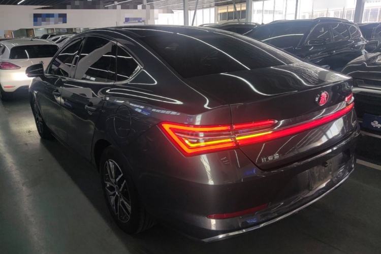 Used BYD Qin Pro New Energy 2019 DM Super Edition 1.5TI Automatic Smart Connect Enjoyment Model China VI Standard Rear Left 45 Deg
