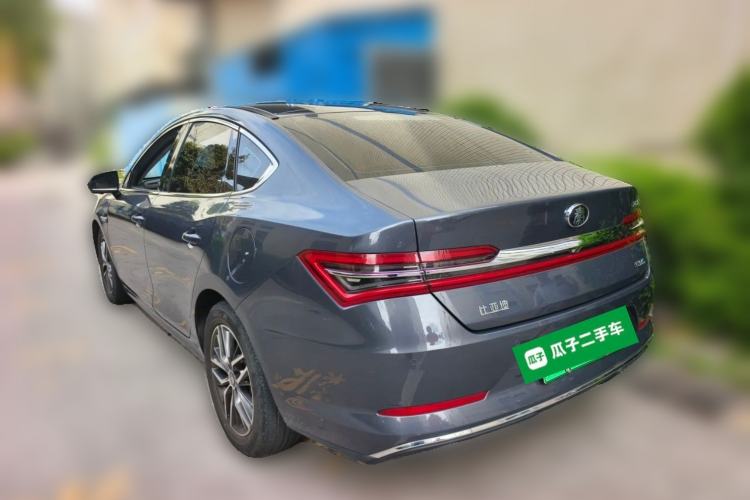 Used BYD Qin Pro New Energy 2019 DM Super Edition 1.5TI Automatic Smart Connect Prestige Model China VI Standard Rear Left 45 Deg