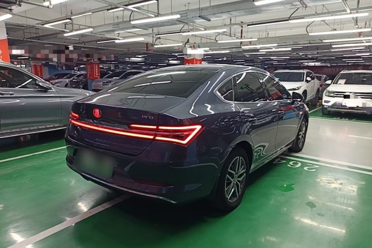 Used BYD Qin Pro New Energy 2019 EV Super Edition High-Power Long-Range Smart-Connected Cutting-Edge Model Rear Right 45 Deg