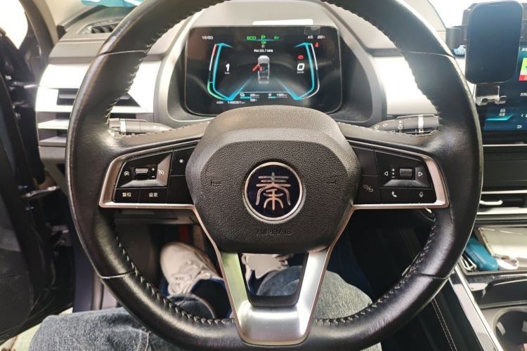 Used BYD Qin Pro New Energy 2019 DM Super Edition 1.5TI Automatic Smart Connect X-Trail Model China VI Standard Steering Wheel