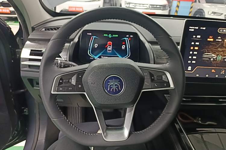 Used BYD Qin Pro New Energy 2019 EV Super Edition High-Power Long-Range Smart-Connected Cutting-Edge Model Steering Wheel