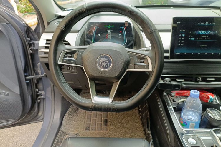 Used BYD Qin Pro New Energy 2019 DM Super Edition 1.5TI Automatic Smart Connect X-Trail Model China VI Standard Steering Wheel