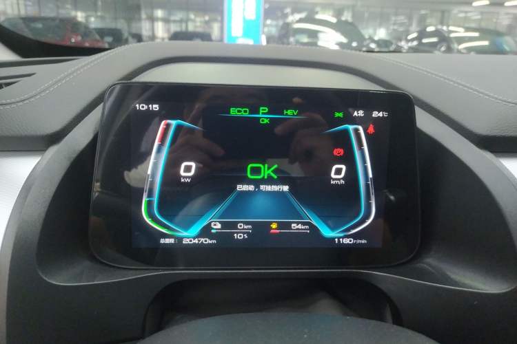 Used BYD Qin Pro New Energy 2019 DM Super Edition 1.5TI Automatic Smart Connect Enjoyment Model China VI Standard Instrument Cluster
