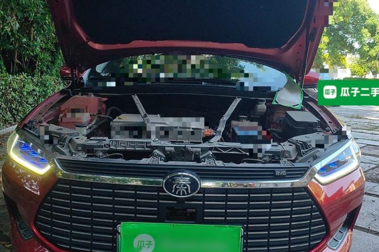 Used BYD Qin Pro New Energy 2019 EV Super Edition High-Power Long-Range Smart-Connected Leading Model Engine Bay