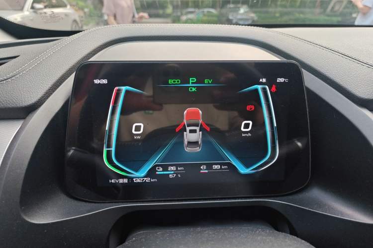 Used BYD Qin Pro New Energy 2019 DM Super Edition 1.5TI Automatic Smart Connect X-Trail Model China VI Standard Instrument Cluster