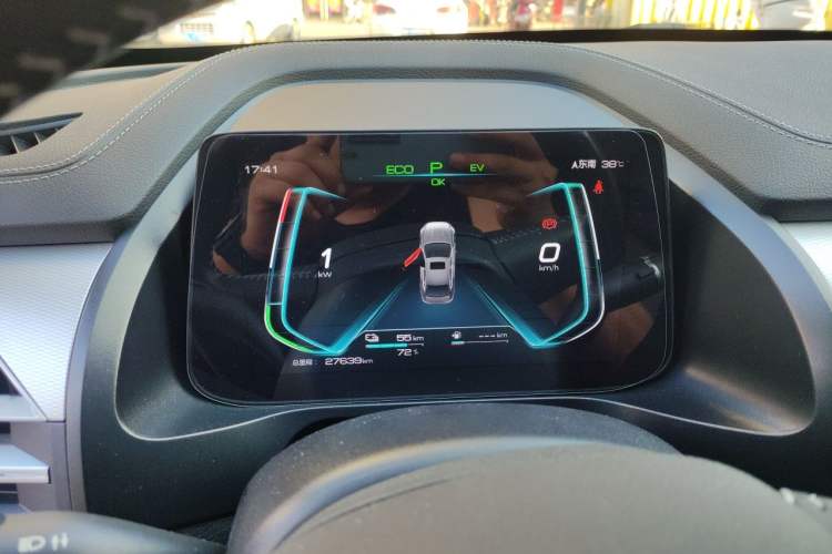 Used BYD Qin Pro New Energy 2019 DM Super Edition 1.5TI Automatic Smart Connect Prestige Model China VI Standard Instrument Cluster