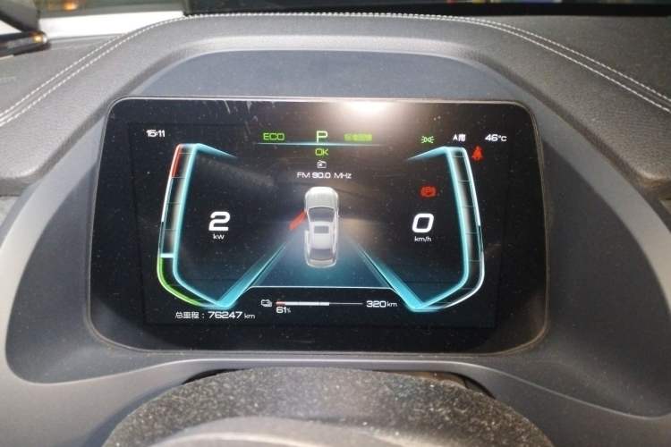 Used BYD Qin Pro New Energy 2019 EV Super Edition High-Power Long-Range Smart-Connected Leading Model Instrument Cluster