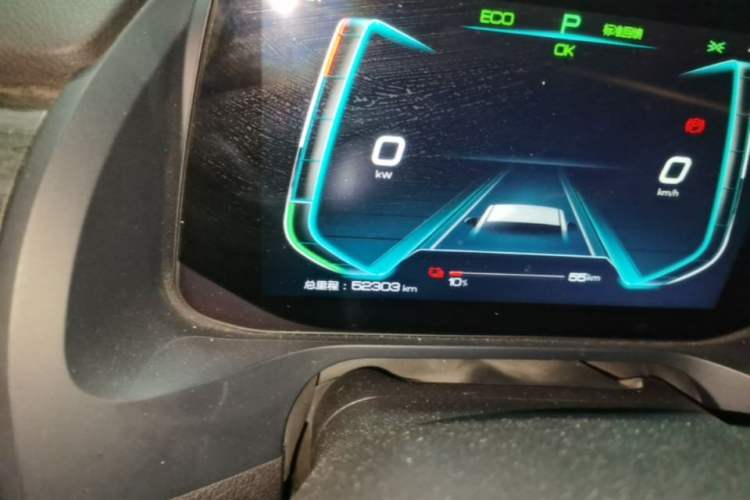 Used BYD Qin Pro New Energy 2019 EV Super Edition High-Power Long-Range Smart-Connected Cutting-Edge Model Instrument Cluster