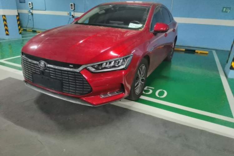 Used BYD Qin Pro New Energy 2019 EV Super Edition High-Power Long-Range Smart-Connected Cutting-Edge Model Left Front Headlight
